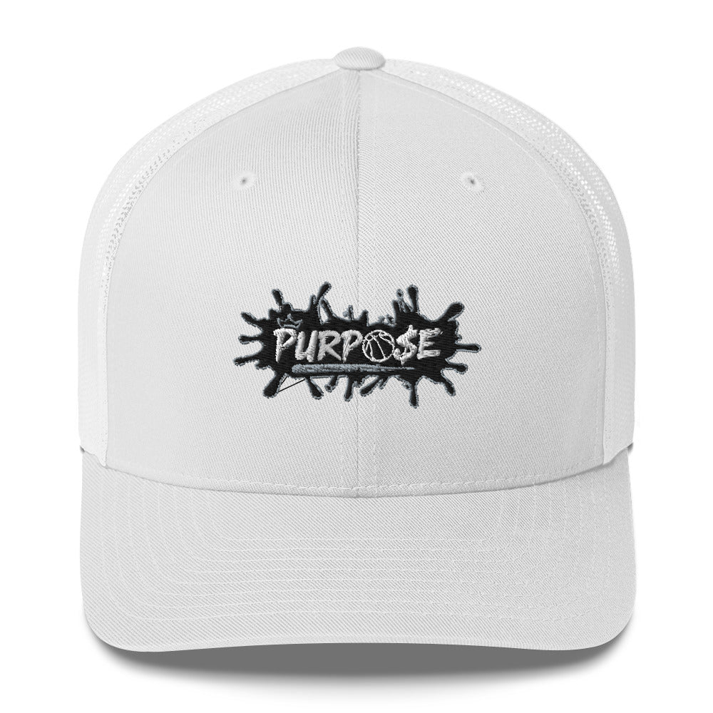 the las vegas-themed " purpose " trucker cap ( white )