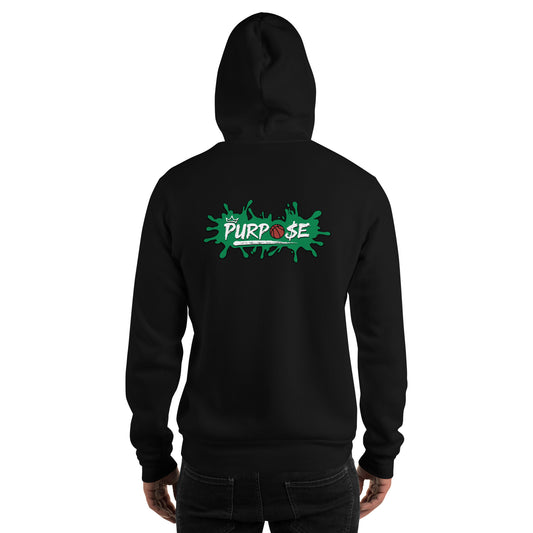 the boston - themed " purpose " hoodie  ( unisex )