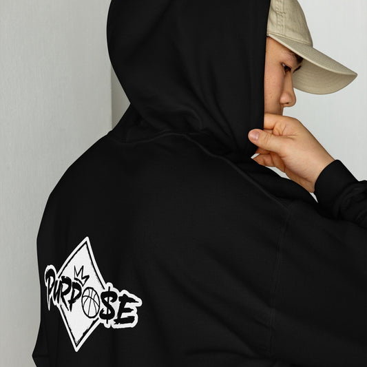 the original " purpose " logo hoodie ( black )